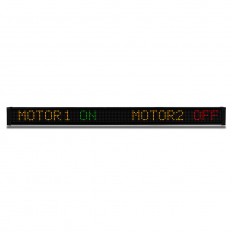 LED message display 1line 24Ch