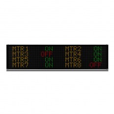 LED message display 4line 24Ch