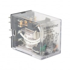 PRODUCT UNAVAILABLE Cube Relay 24VDC 4PDT 3Amp Diod