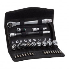 Wera sck Zyk met rat 29pc 3/8