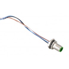 M12 Recep Male 4 pole 1 Mtr