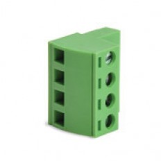 Plug 4 pole green, top entry
