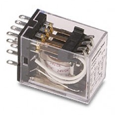 OBSOLETE. Cube Relay 24VDC 4PDT 3 Amp