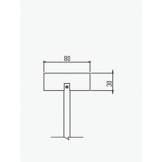 SS316 Paddle 80*30*1.8mm