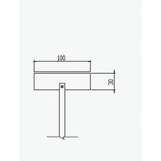 PRODUCT UNAVAILABLE SS316 Paddle 100*30*1.8mm