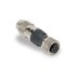 M12 female, 4-pole, 20-24 AWG