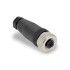 M12 female, 4-pole, 18AWG
