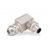 M12 90 deg male 5 pole 6-8mm