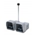 Electric foot switch, dbl