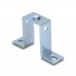 Din rail supp brkt 2in high 10