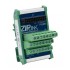 ZIPLink reduced-width feedthrough module, 24-pole, 35mm DIN rail mount.