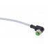 M12 cable for quick-disconnect sensors
