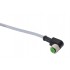 M12 cable for quick-disconnect sensors