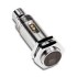 PRODUCT UNAVAILABLE - Photoelectric sensor, 18mm diameter, polarized reflective, 10-36 VDC, NPN, 2 meter sensing distance, normally open output, axial optics