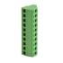 Plug 10 pole green, top entry