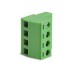 Plug 4 pole green, top entry