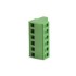 Plug 6 pole green, top entry