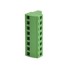 Plug 8 pole green, top entry