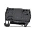End bracket, black, 6mm 50 pk