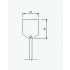 SS316 Paddle 65*80*1.8mm